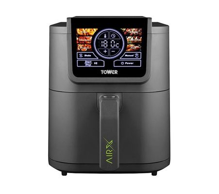 TOWER T17166 Air Fryer - Grey, Silver/Grey