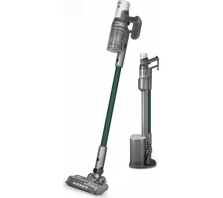 TOWER Cyclone Dust Station VL220 Cordless Vacuum Cleaner - Titanium, Silver/Grey