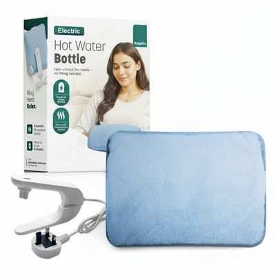 KEPLIN Rechargeable Electric Hot Water Bottle - Auto Shut-Off, 65°C Max - Cream - Thumbnail 2