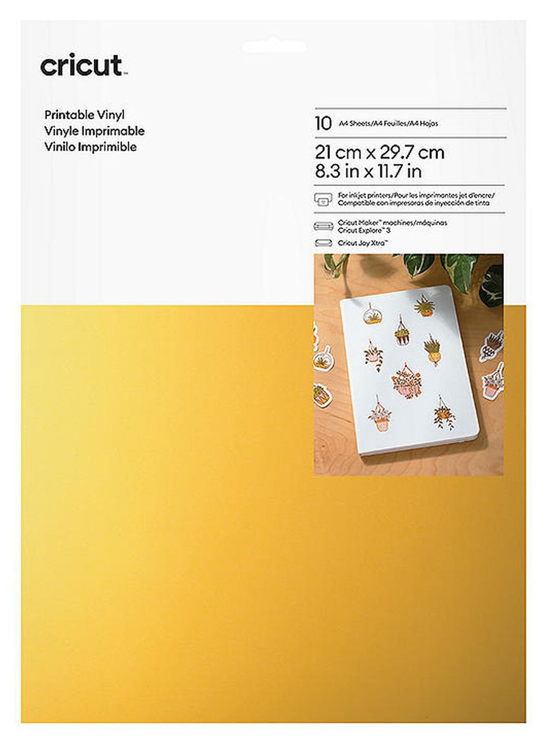 Cricut Joy Xtra Printable Vinyl (Gold) 30 Sheets - Image 1