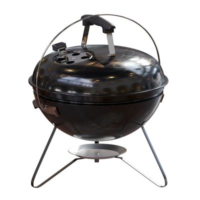 Kansas Small Kettle Grill BBQ - Black - Thumbnail 2