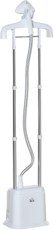 HOMCOM Upright Garment Clothes Steamer with 6 Steam Setting and 1.7L Water Tank - White - Image 1