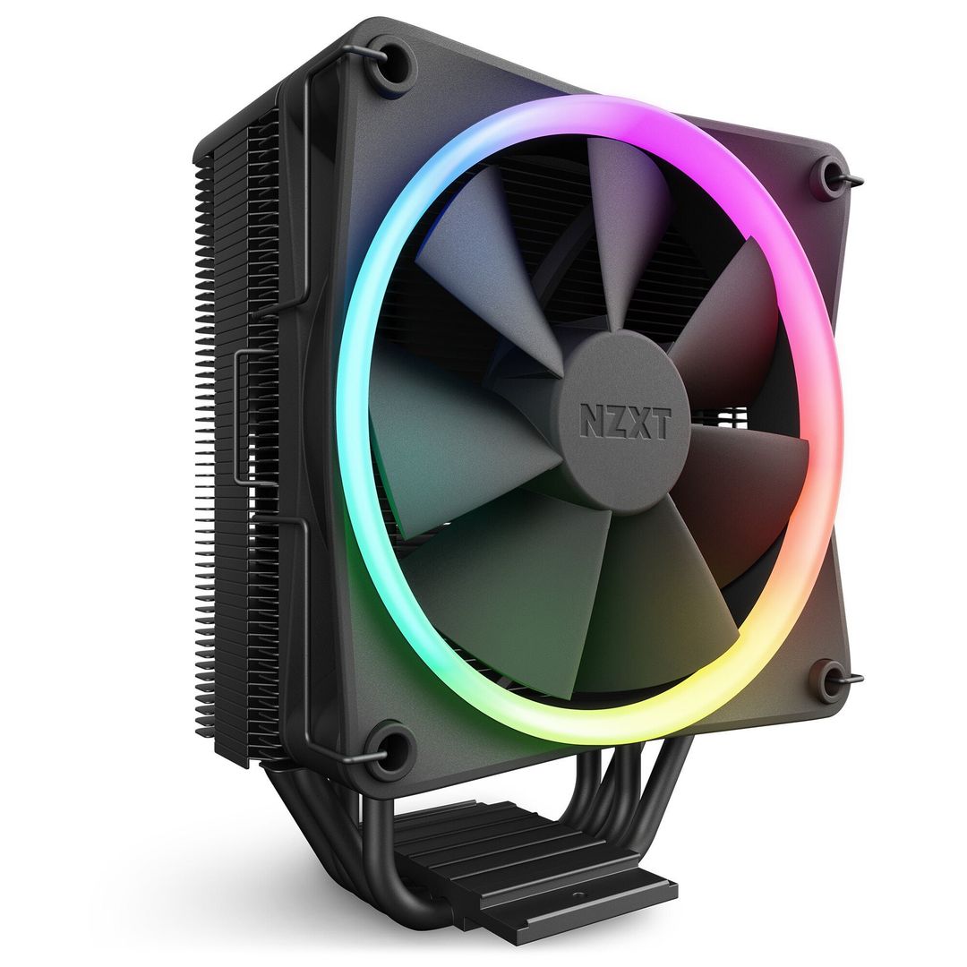 NZXT T120 RGB Processor Air cooler 12 cm Black 1 pc(s) - Image 1