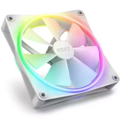 NZXT F140 RGB DUO Fan 14 cm White 1 pc(s) - Thumbnail 2