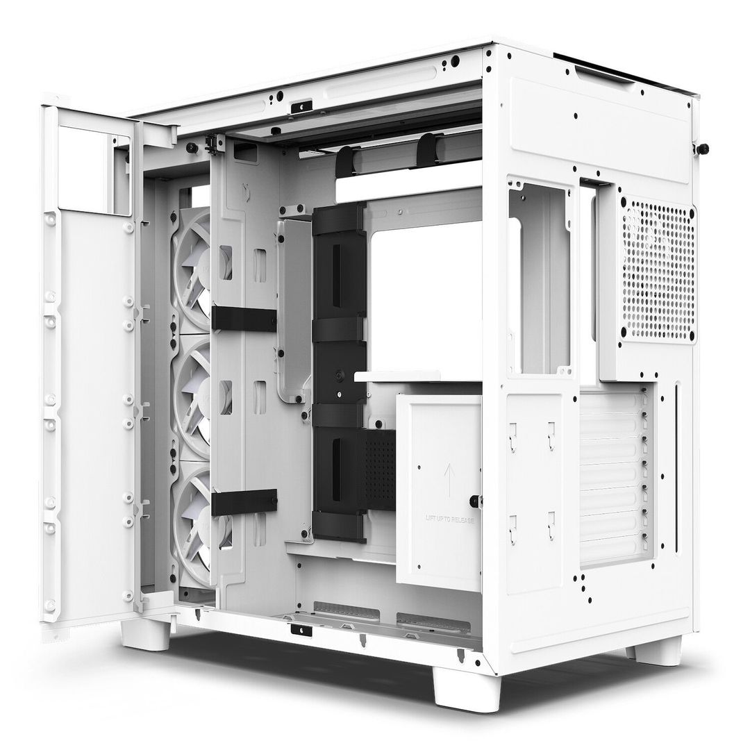 NZXT H9 Elite Midi Tower White - Image 1