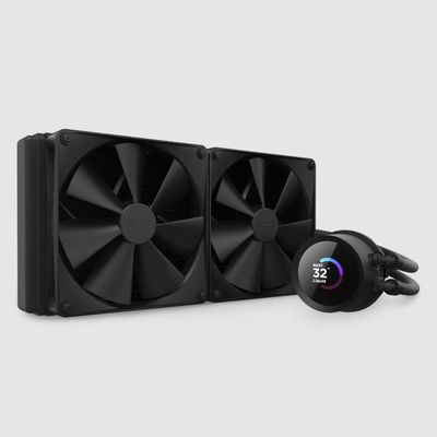 NZXT Kraken 280 Processor All-in-one liquid cooler 14 cm Black 1 pc(s) - Thumbnail 2