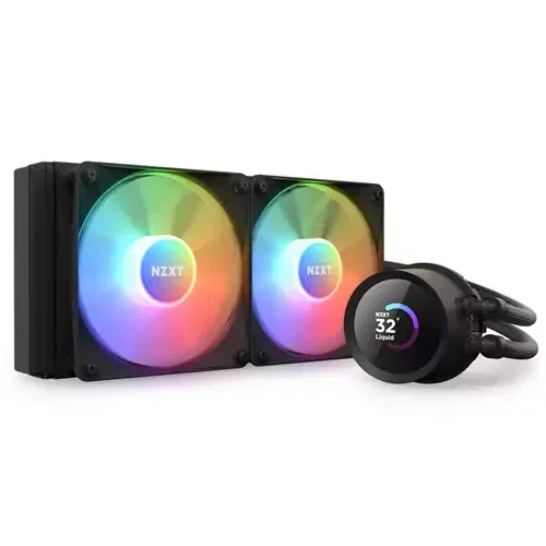 NZXT Kraken 240 RGB Processor All-in-one liquid cooler 12 cm Black 1 pc(s) - Image 1