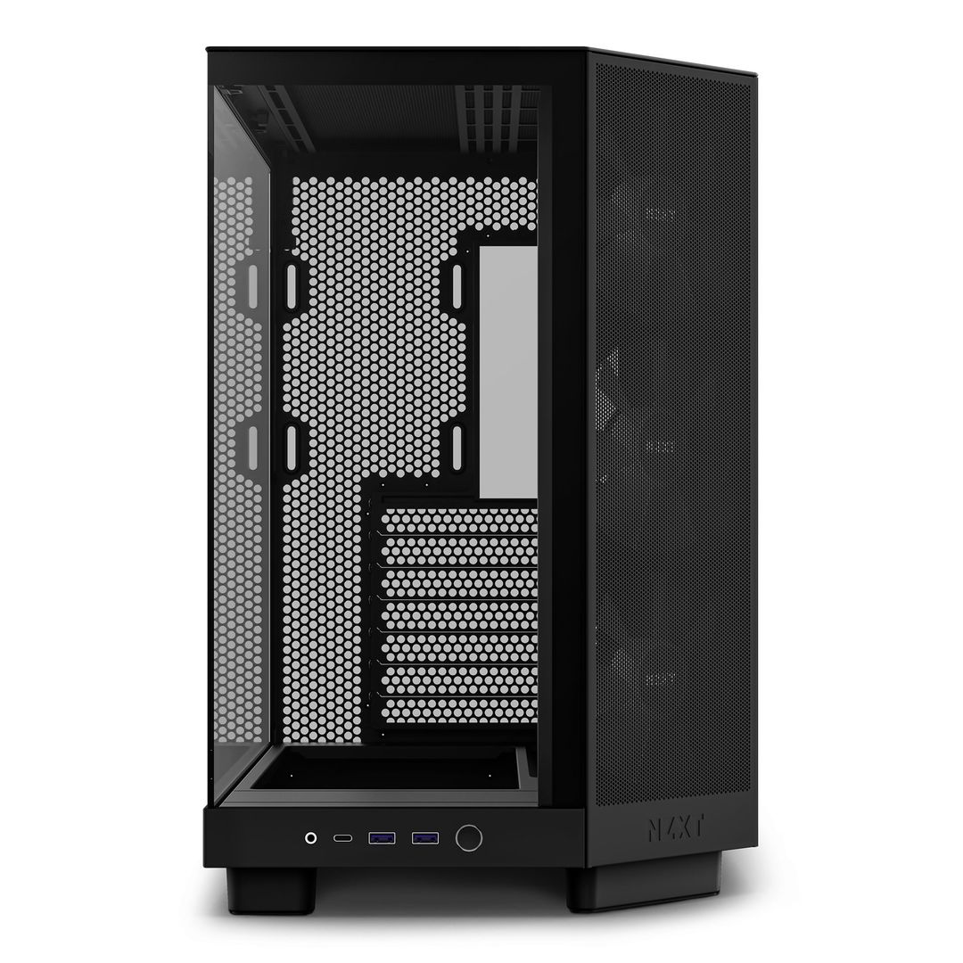 NZXT H6 Flow RGB Midi Tower Black - Image 1