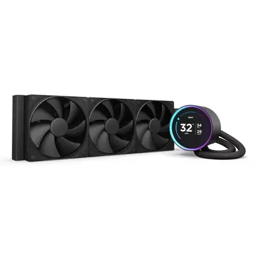 NZXT Kraken Elite 360 Processor All-in-one liquid cooler 12 cm Black 1 pc(s) - Image 1