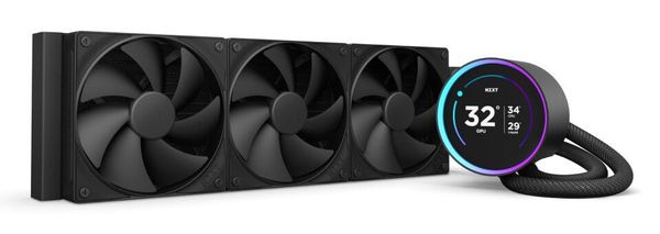 NZXT Kraken Elite 360 Processor All-in-one liquid cooler 12 cm Black 1 pc(s) - Thumbnail 2