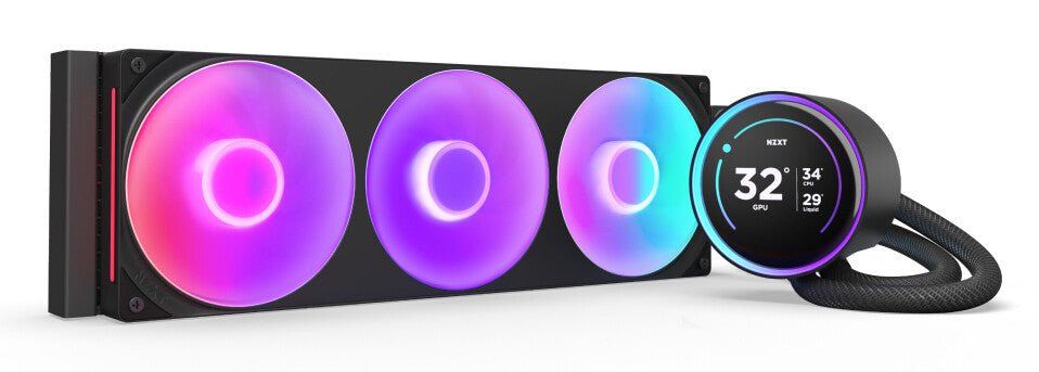 NZXT Kraken Elite 420 RGB Processor All-in-one liquid cooler 14 cm Black 1 pc(s) - Image 1
