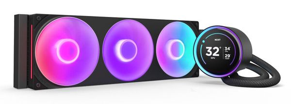 NZXT Kraken Elite 420 RGB Processor All-in-one liquid cooler 14 cm Black 1 pc(s)