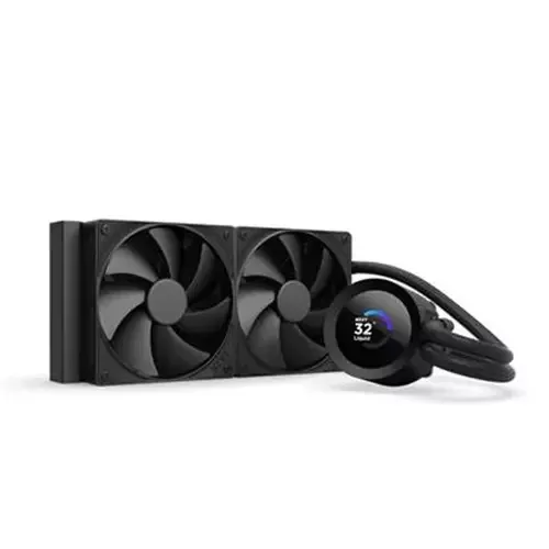 NZXT Kraken Plus 240. Type: All-in-one liquid cooler Fan diameter: 12 cm Bearing type: Fluid Dynamic Bearing (FDB). Product colour: Black - Image 1