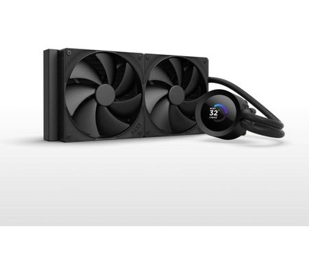 NZXT Kraken Plus 280 Processor All-in-one liquid cooler 14 cm Black - Thumbnail 2