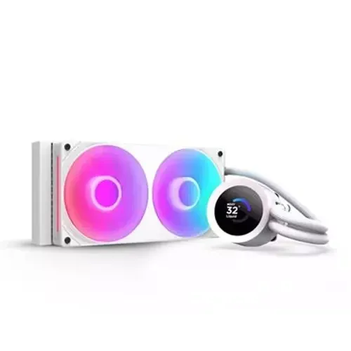 NZXT Kraken Plus RGB 240 Processor All-in-one liquid cooler 12 cm White - Image 1