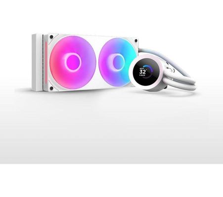 NZXT Kraken Plus RGB 240 Processor All-in-one liquid cooler 12 cm White - Thumbnail 2