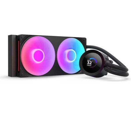 NZXT Kraken Plus RGB 240. Type: All-in-one liquid cooler Fan diameter: 12 cm Bearing type: Fluid Dynamic Bearing (FDB). Product colour: Black - Thumbnail 2