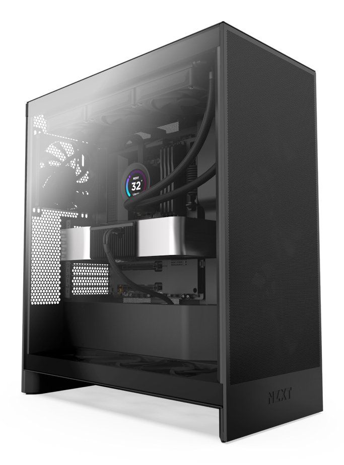 NZXT H7 Flow Midi Tower Black - Image 1
