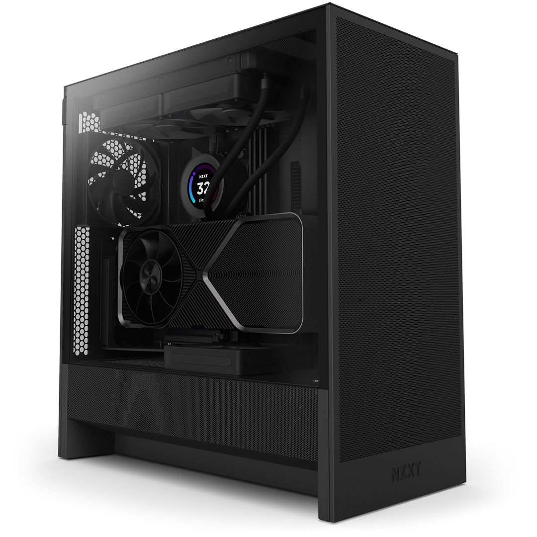 NZXT H5 Flow Midi Tower Black - Image 1