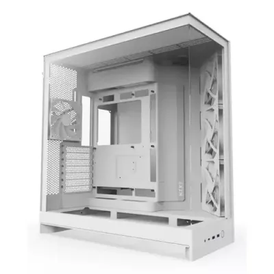 NZXT H9 Flow Midi Tower White - Thumbnail 2