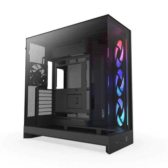 NZXT H9 Flow RGB Midi Tower Black - Image 1