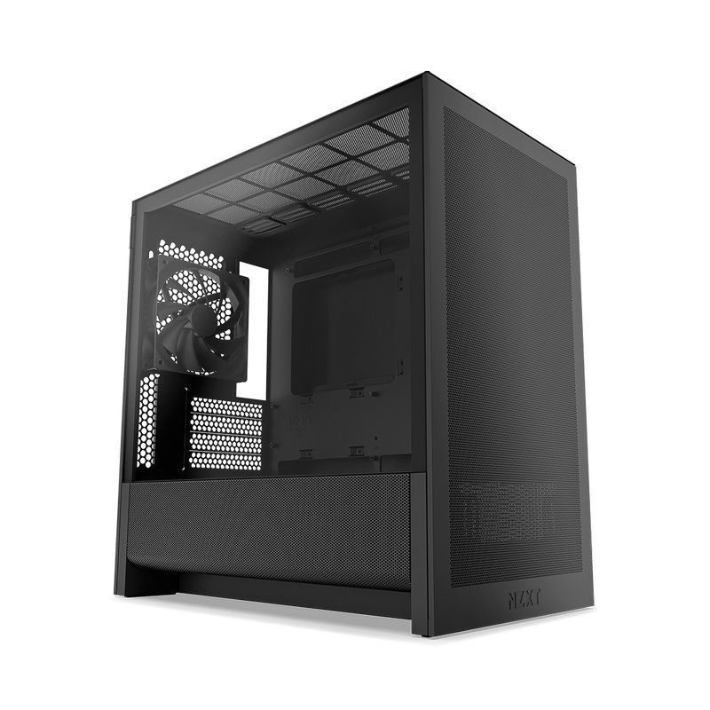 NZXT H9 H3 Flow Midi Tower Black - Image 1