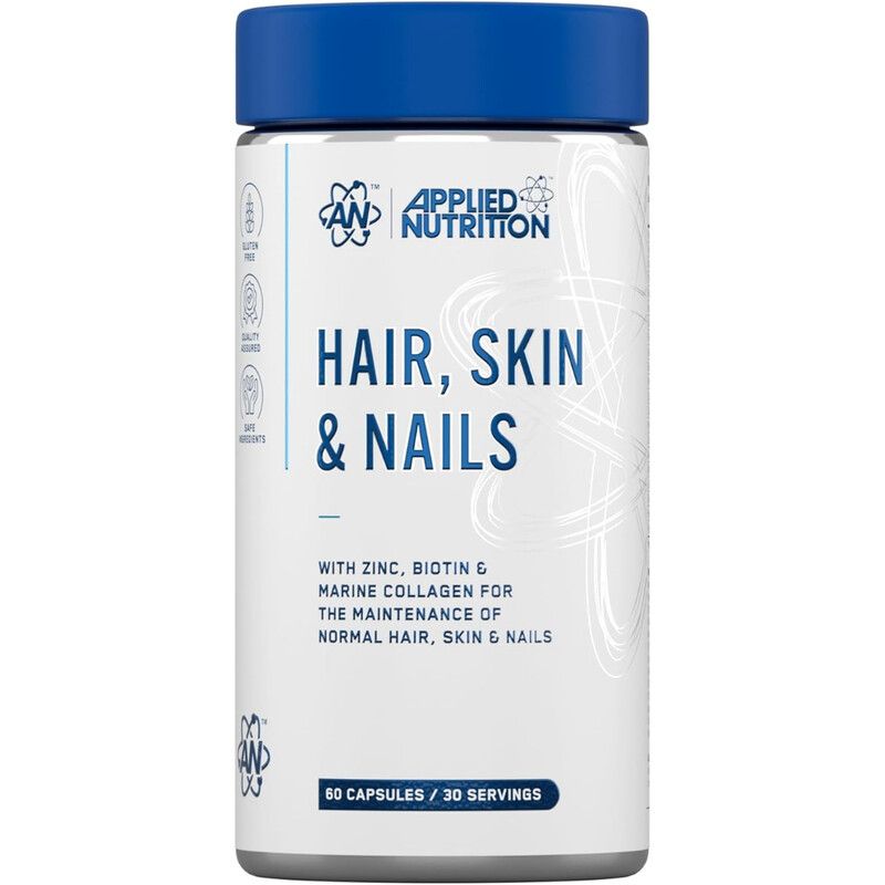Applied Nutrition Hair, Skin & Nails Capsules - Unflavoured - 30 Servings - Image 1