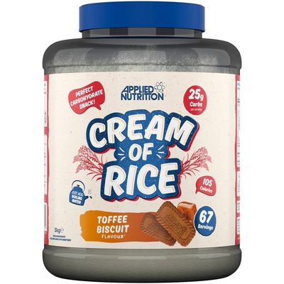 Applied Nutrition Cream of Rice Powder - Toffee Biscuit - 67 Servings