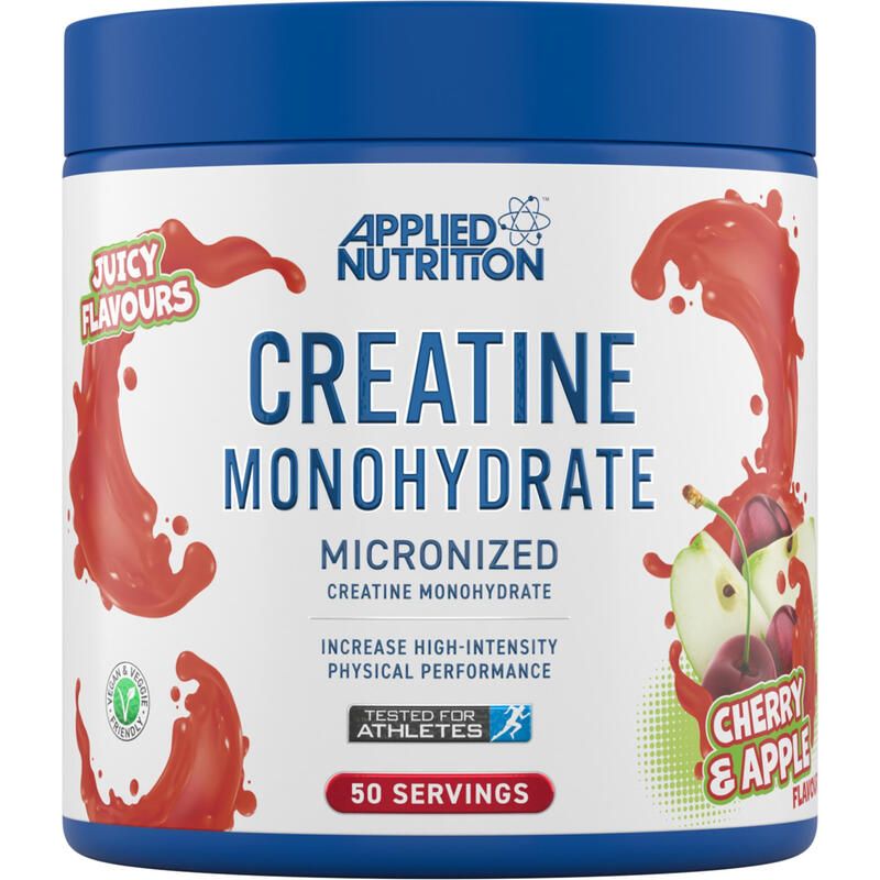 Applied Nutrition Creatine Monohydrate Powder - Cherry & Apple - 50 Servings - Image 1