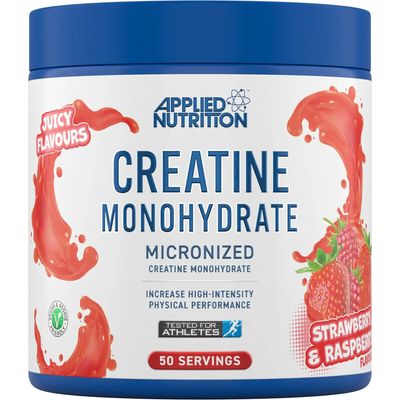 Applied Nutrition Creatine Monohydrate Powder - Strawberry Raspberry - 50 Servings
