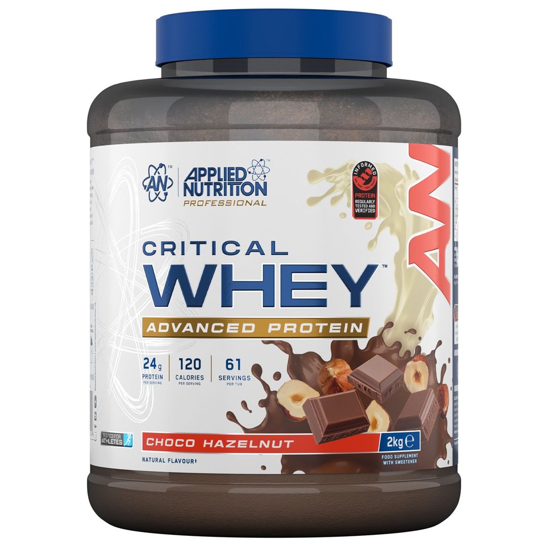 Applied Nutrition Critical Whey Protein Powder - Choco Hazelnut - 61 Servings - Image 1