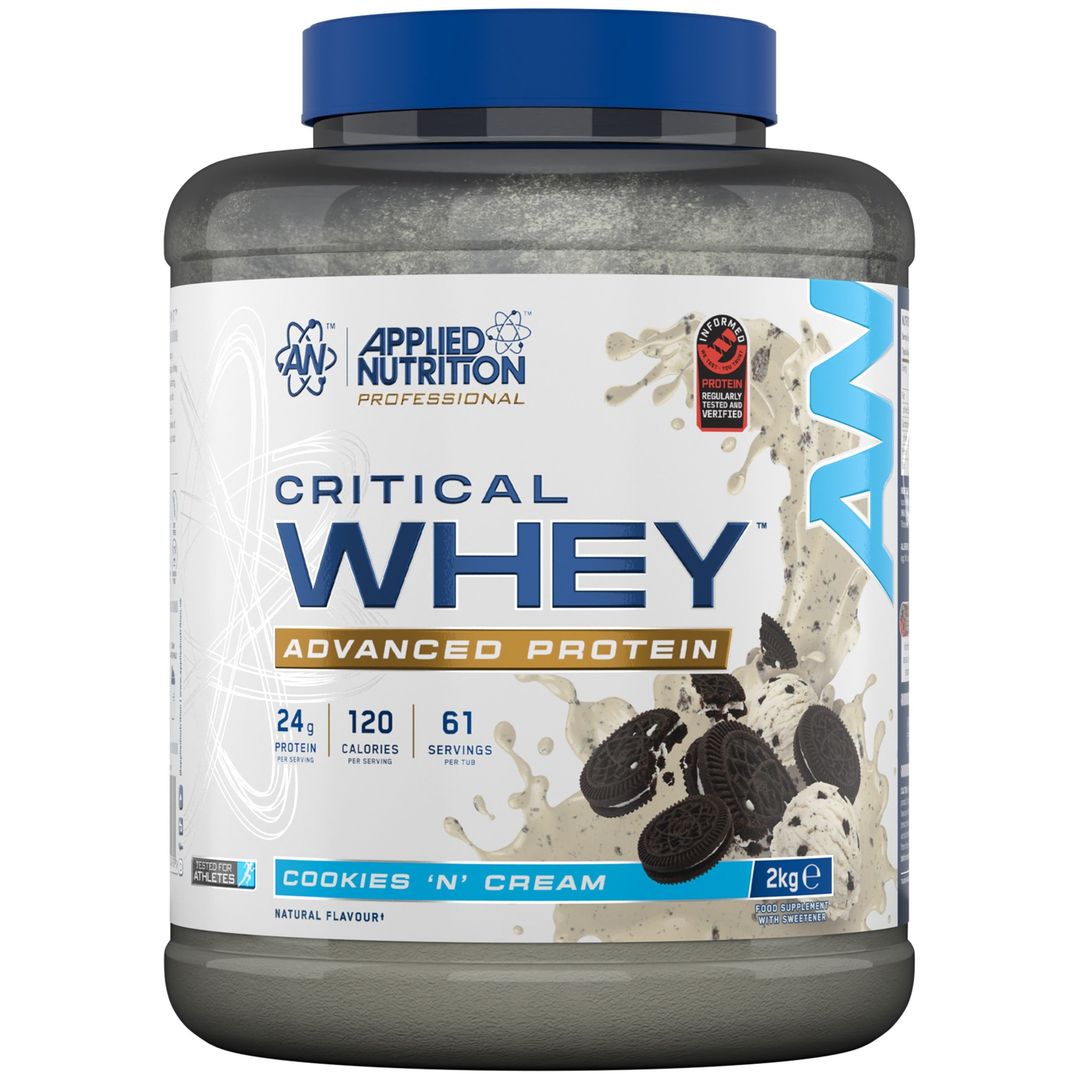 Applied Nutrition Critical Whey Protein Powder - Cookies N Cream - 61 Servings - Image 1