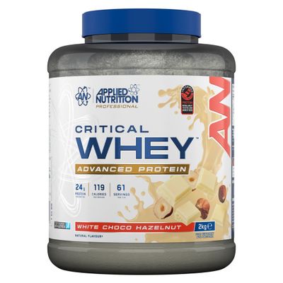 Applied Nutrition Critical Whey Protein Powder - White Choco Hazelnut - 61 Servings