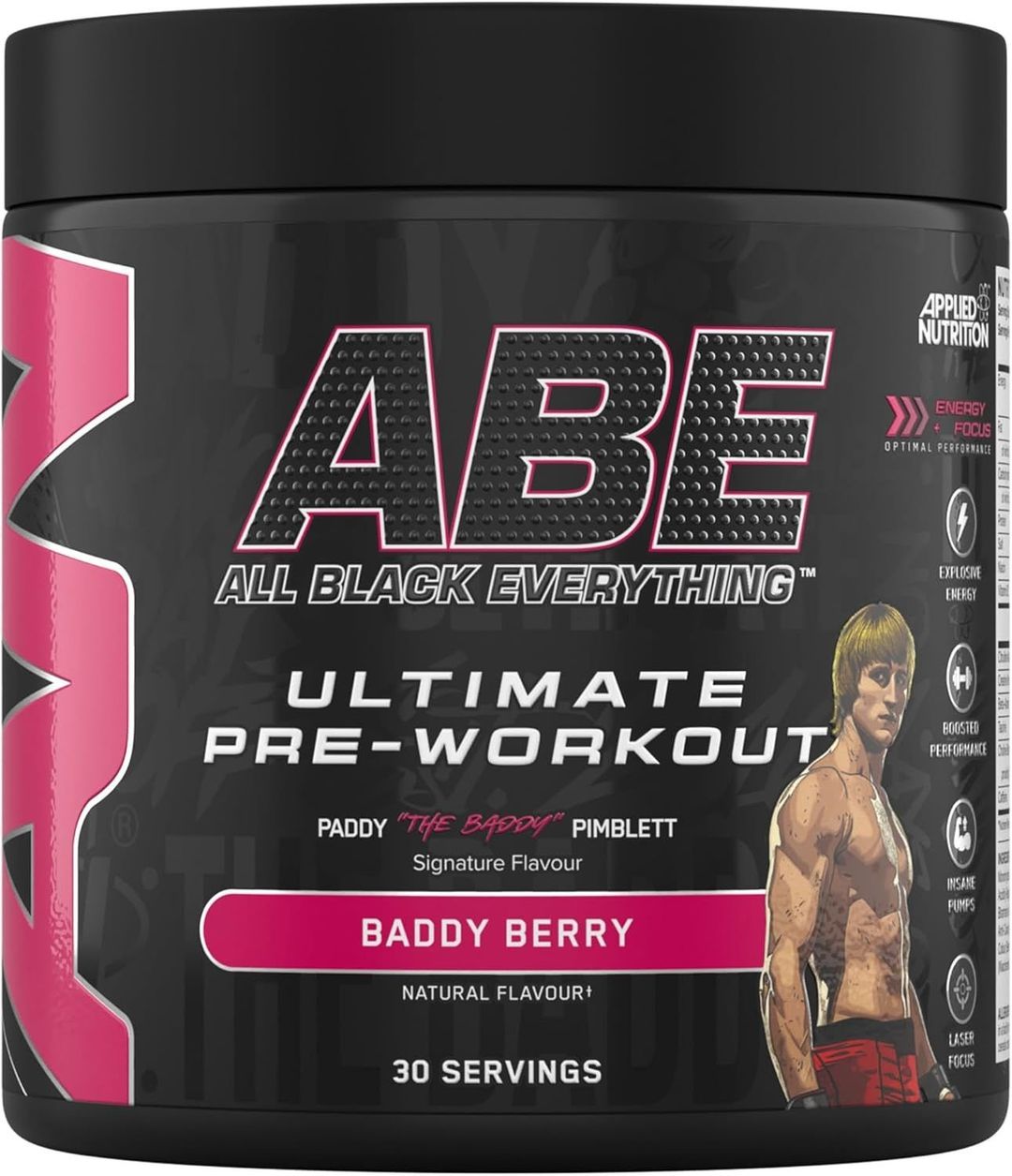 Applied Nutrition ABE Pre Workout Powder - Baddy Berry - 30 Servings - Image 1