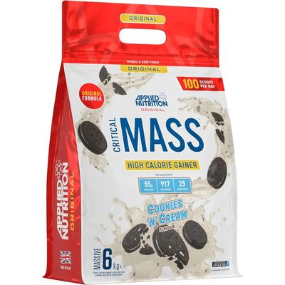Applied Nutrition Critical Mass High Calorie Gainer - Cookies & Cream - 25 Servings