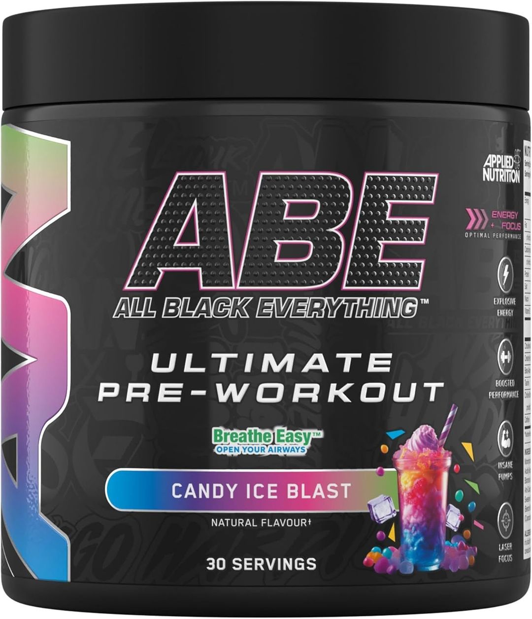 Applied Nutrition ABE Pre Workout Powder - Candy Ice Blast - 30 Servings - Image 1