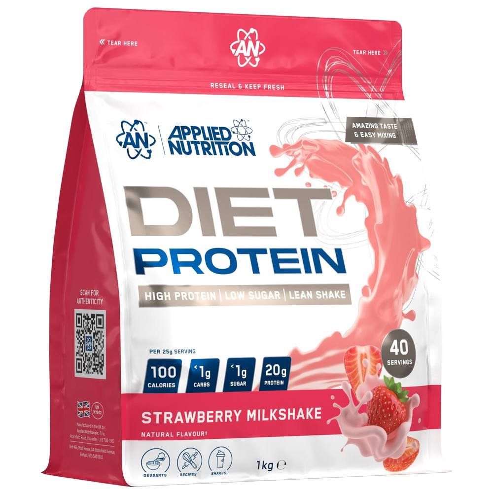 Applied Nutrition Diet Protein Powder - Strawberry - 40 Servings - Image 1