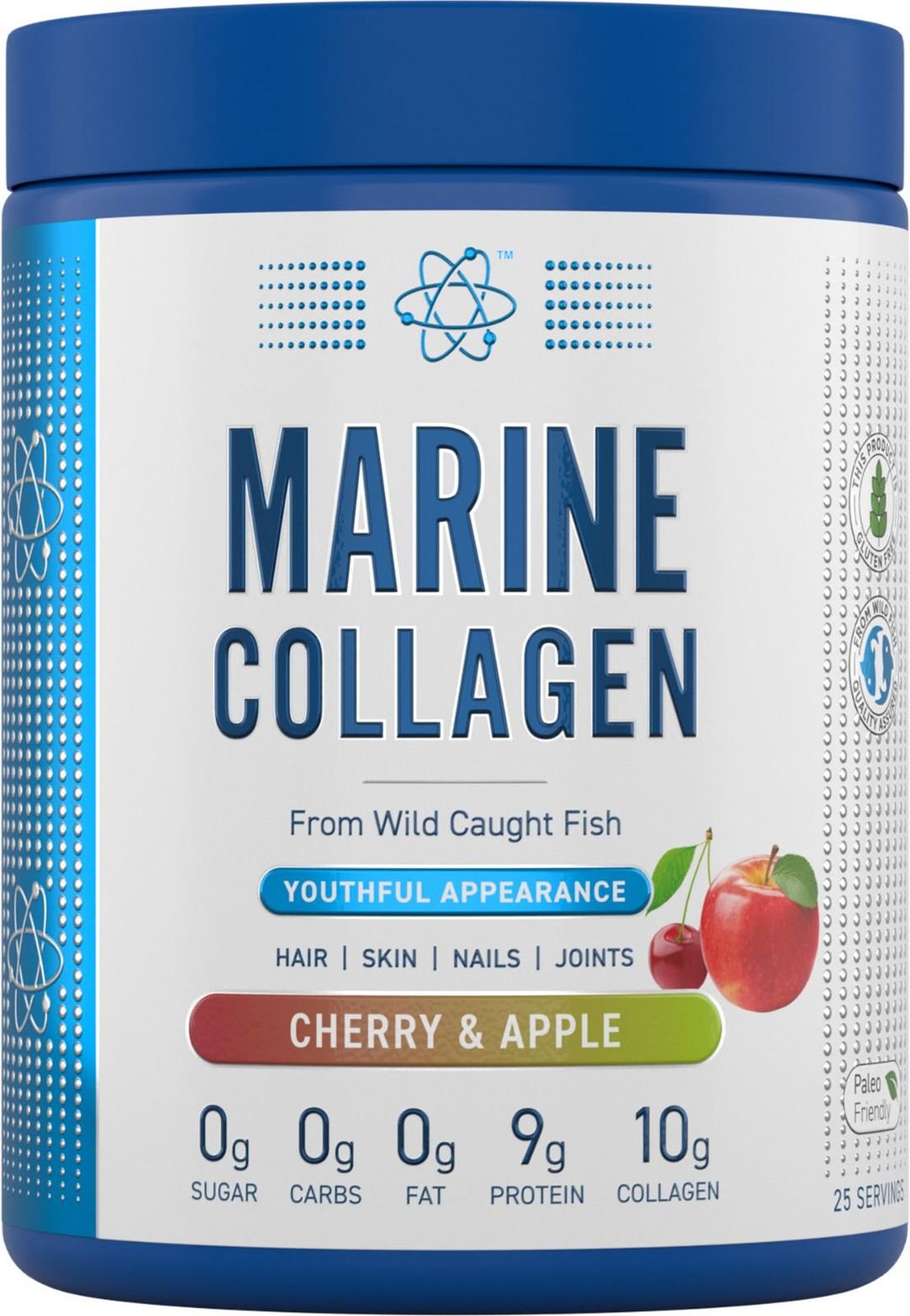 Applied Nutrition Marine Collagen Powder - Cherry & Apple - 25 Servings - Image 1