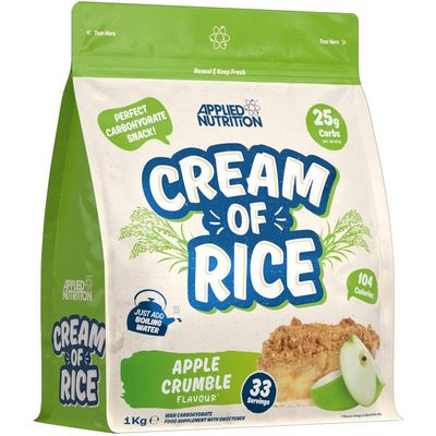 Applied Nutrition Cream of Rice Powder - Apple Crumble - 33 Servings