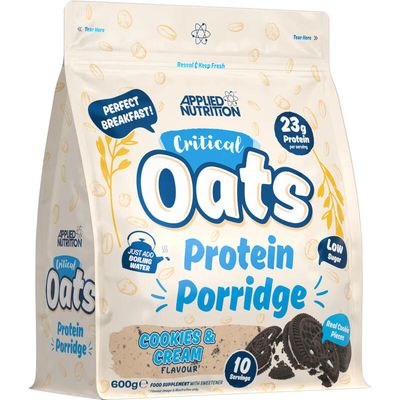 Applied Nutrition Critical Oats Protein Porridge Powder - Cookies & Cream - 10 Servings