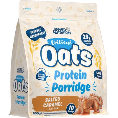Applied Nutrition Critical Oats Protein Porridge Powder - Salted Caramel - 10 Servings