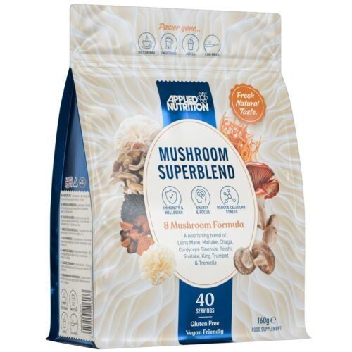 Applied Nutrition Mushroom Superblend Powder - Unflavoured - 40 Servings - Image 1