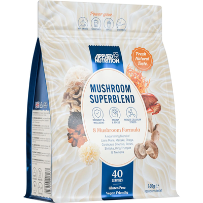 Applied Nutrition Mushroom Superblend Powder - Unflavoured - 40 Servings - Thumbnail 2