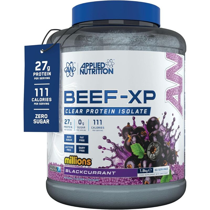 Applied Nutrition Beef -XP Clear Protein Isolate - Millions Blackcurrant - 60 Servings - Image 1