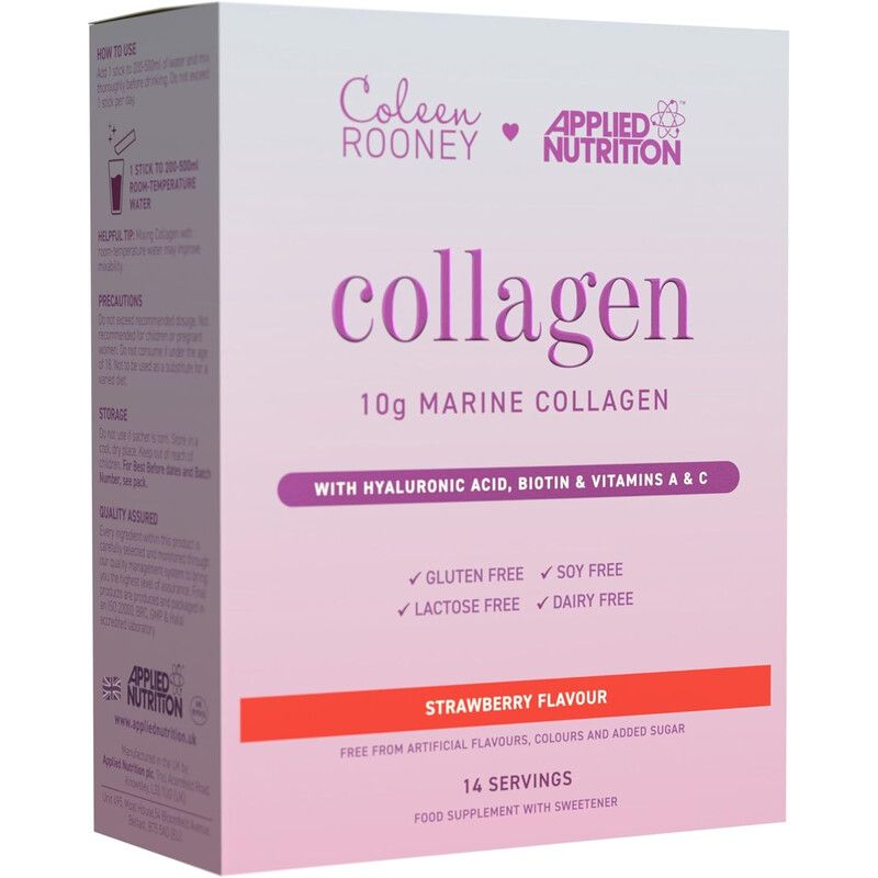 Applied Nutrition Coleen Rooney Collagen Sticks - Strawberry - 14 Servings - Image 1