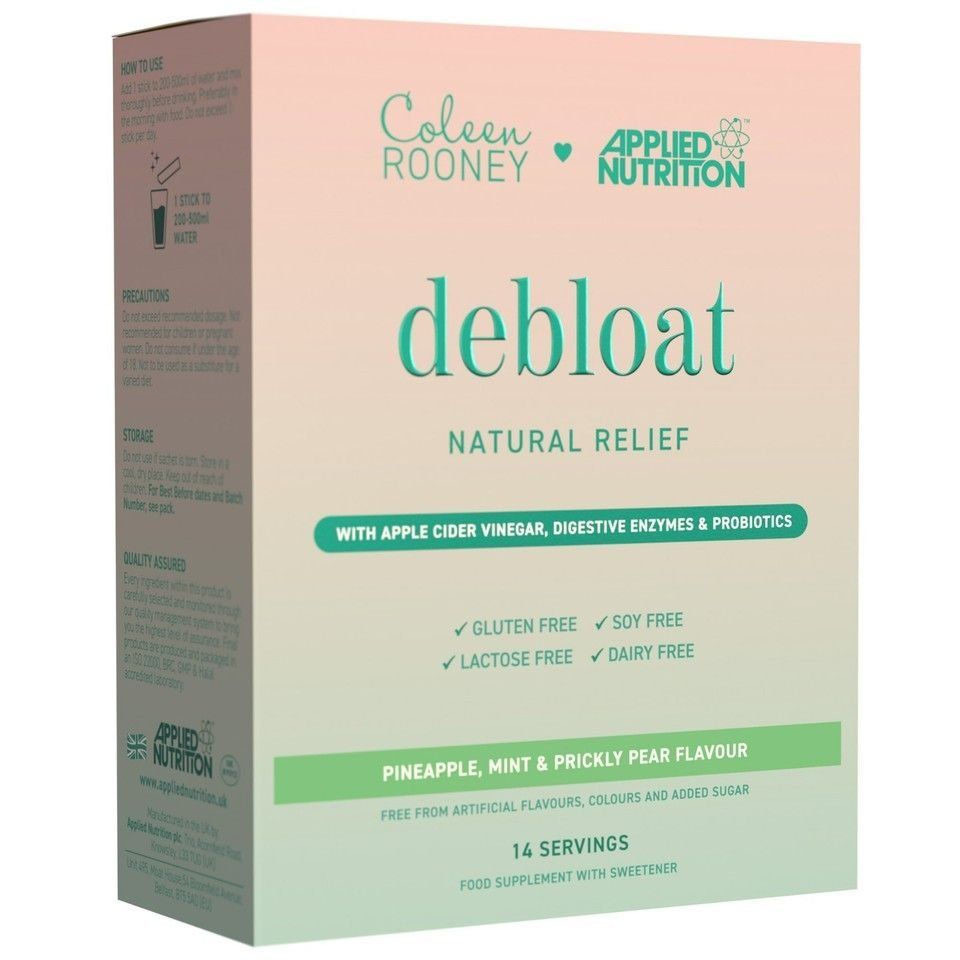 Applied Nutrition Coleen Rooney Debloat Sticks Pineapple Mint Prickly Pear 14 Servings - Image 1