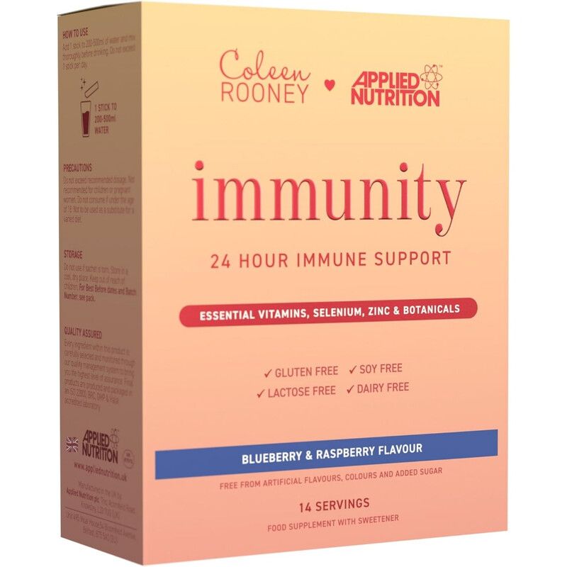 Applied Nutrition Coleen Rooney Immunity Sticks Blueberry & Raspberry - 14 Servings - Image 1