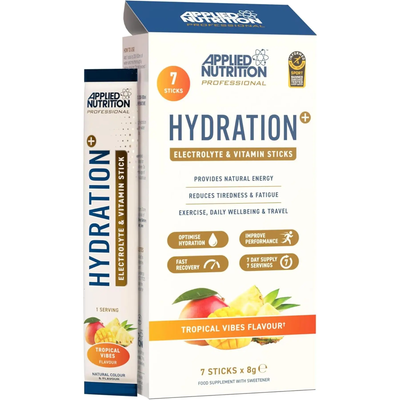 Applied Nutrition Hydration+ Electrolyte Vitamin Sticks Tropical Vibes 7 Servings - Thumbnail 2