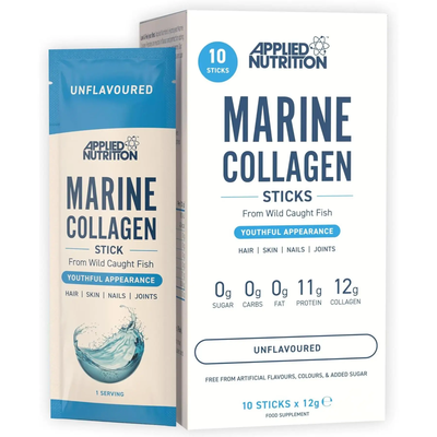 Applied Nutrition Marine Collagen Sticks - Unflavoured - 10 Servings - Thumbnail 2