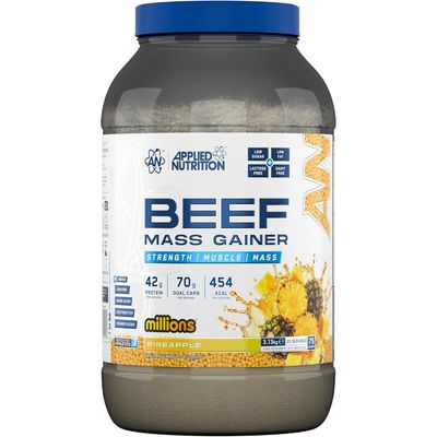 Applied Nutrition Beef Mass Gainer Powder - Pineapple Millions - 25 Servings